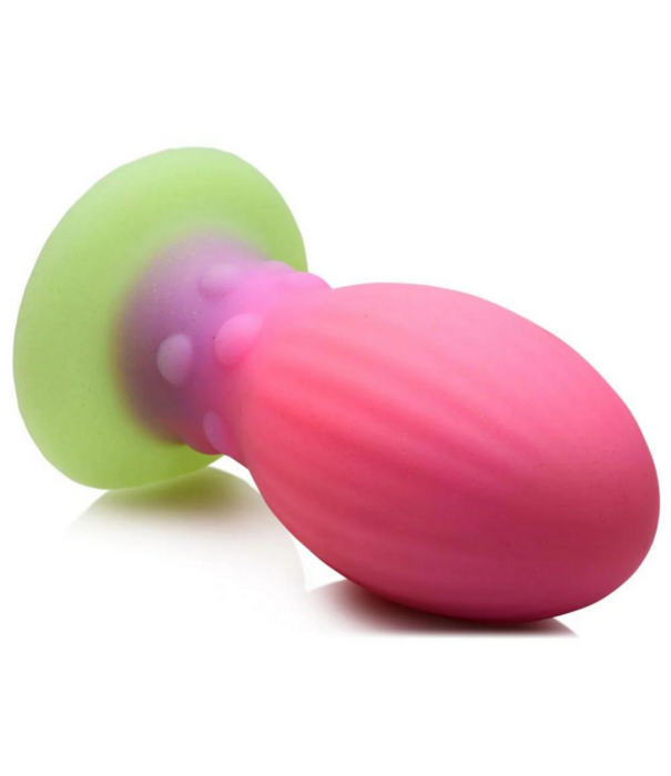 Xeno Egg - Glow in the Dark - Siliconen Ei - XL - Roze