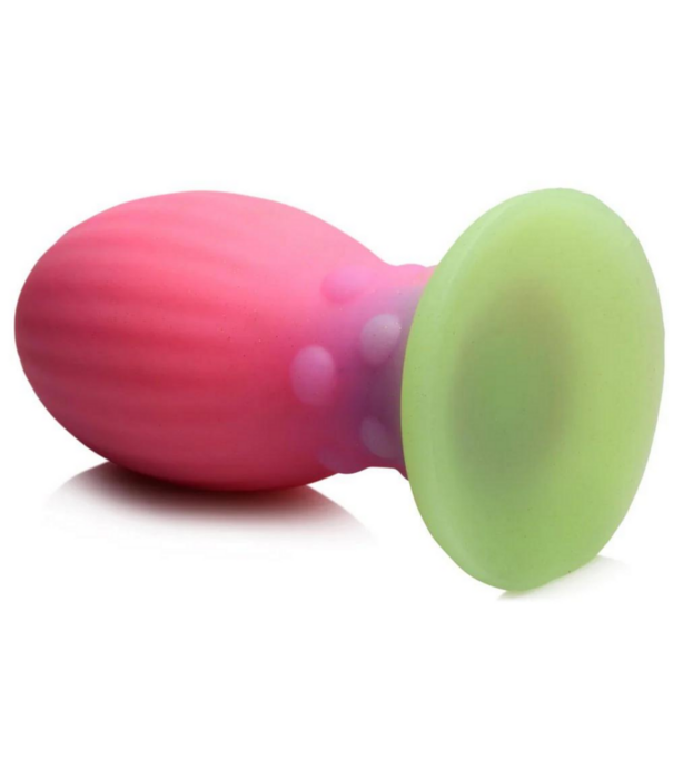 Xeno Egg - Glow in the Dark - Siliconen Ei - XL - Roze