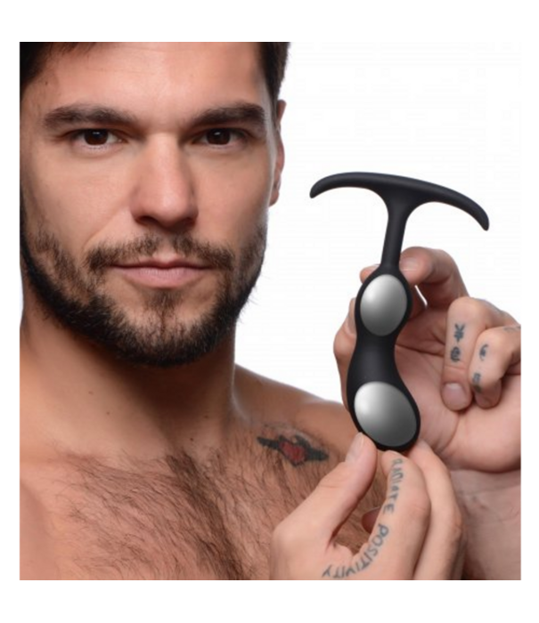Premium Silicone Weighted Prostate Plug - Klein