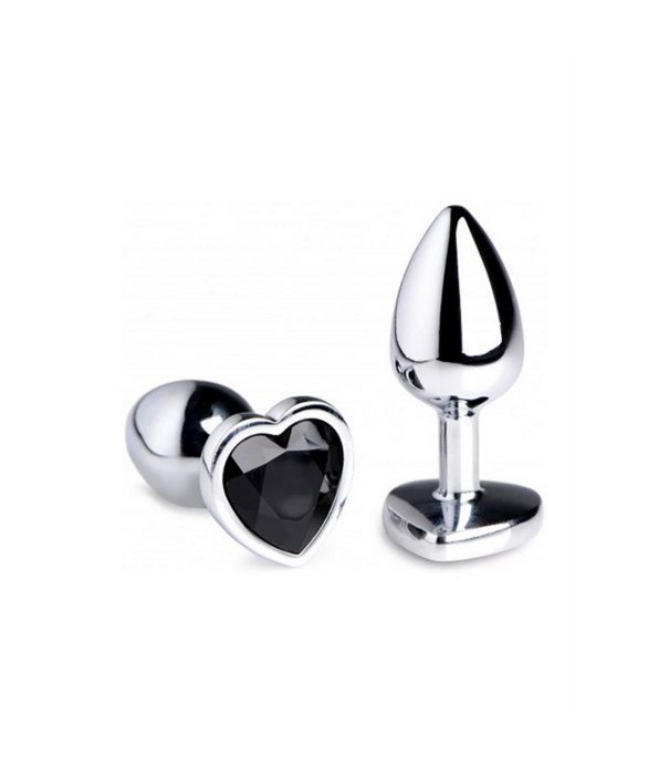 Zwart Hart - Butt Plug - Klein