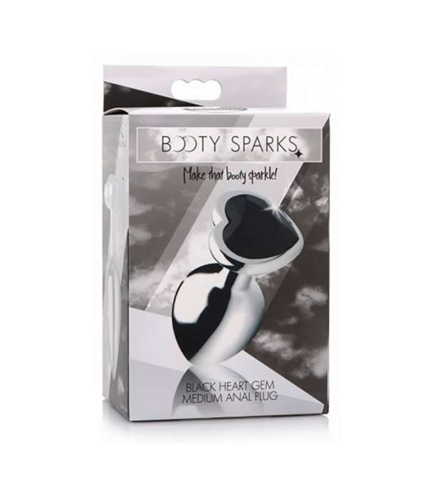 Zwarte Hart - Butt Plug - Medium