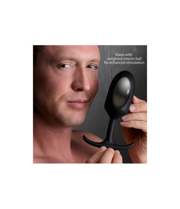 Premium Silicone Weighted Anal Plug - Extra Groot