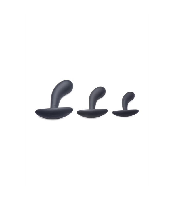 Dark Delights - 3 Delige Gebogen Anale Trainer Set