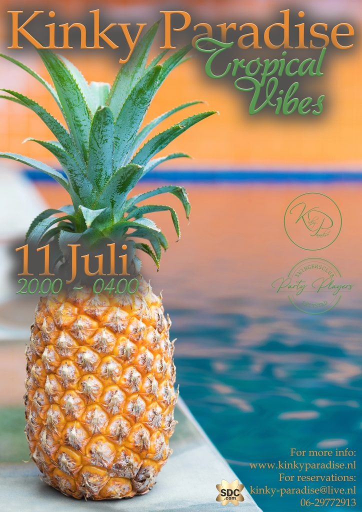 Kinky Paradise Tropical Vibes flyer