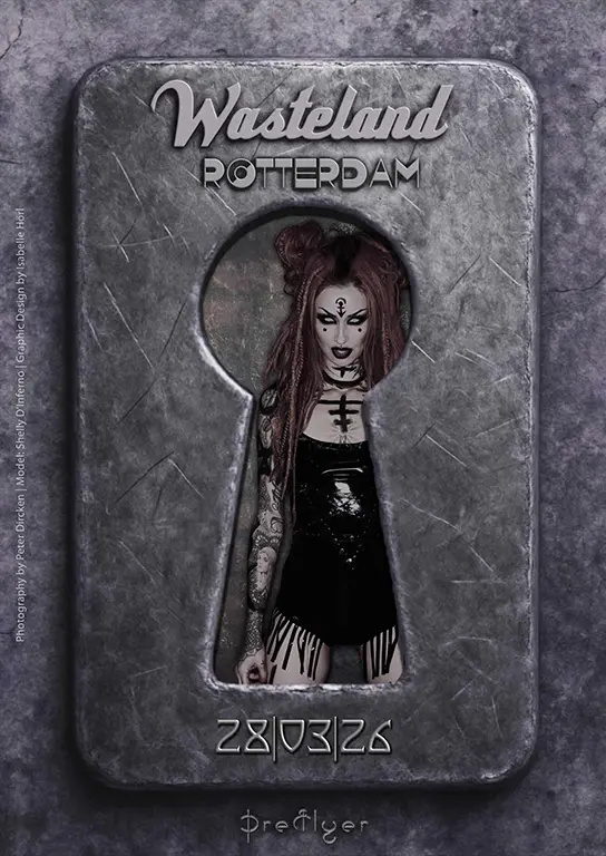 Wasteland Rotterdam flyer
