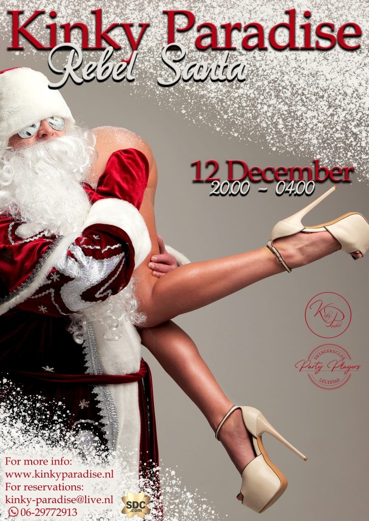 Kinky Paradise Rebel Santa flyer