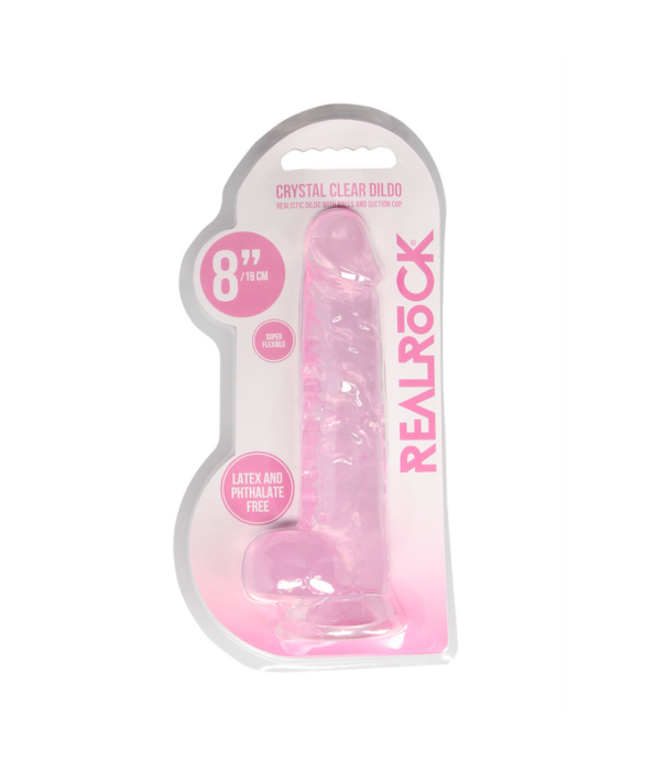 RealRock by Shots Realistische Dildo met Ballen - 8 / 21 cm