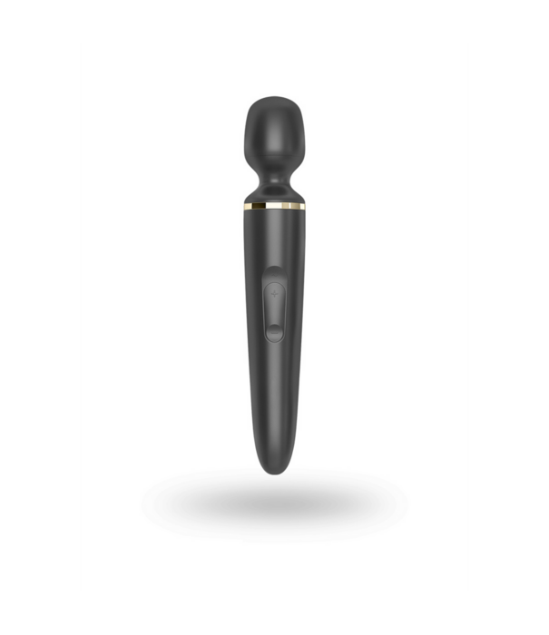 Satisfyer Wand-er Woman - Wand Vibrator - Zwart/Goud