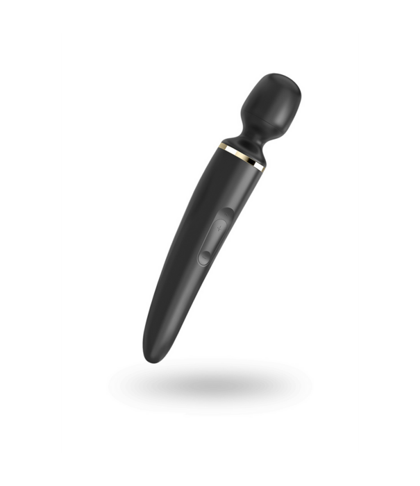 Satisfyer Wand-er Woman - Wand Vibrator - Zwart/Goud