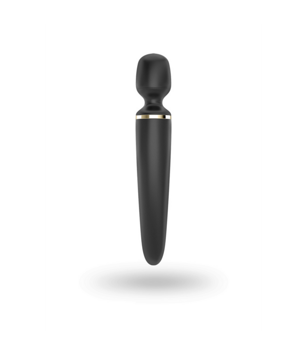 Satisfyer Wand-er Woman - Wand Vibrator - Zwart/Goud