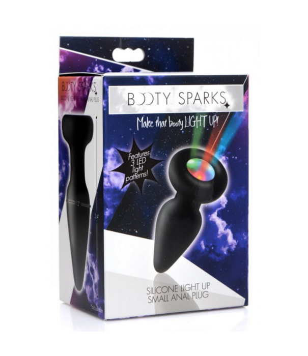 Siliconen Lichtgevende Butt Plug - Klein