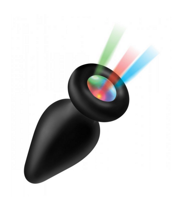 Siliconen Lichtgevende Butt Plug - Klein