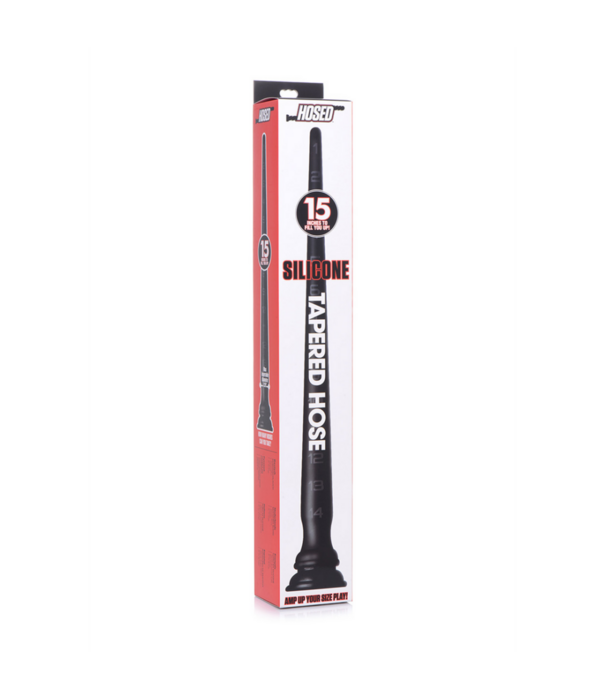 Tapered Siliconen Slang met Structuur - 15 / 38 cm