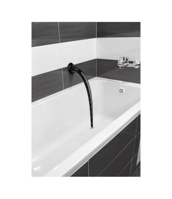 Tapered Siliconen Slang met Structuur - 15 / 38 cm