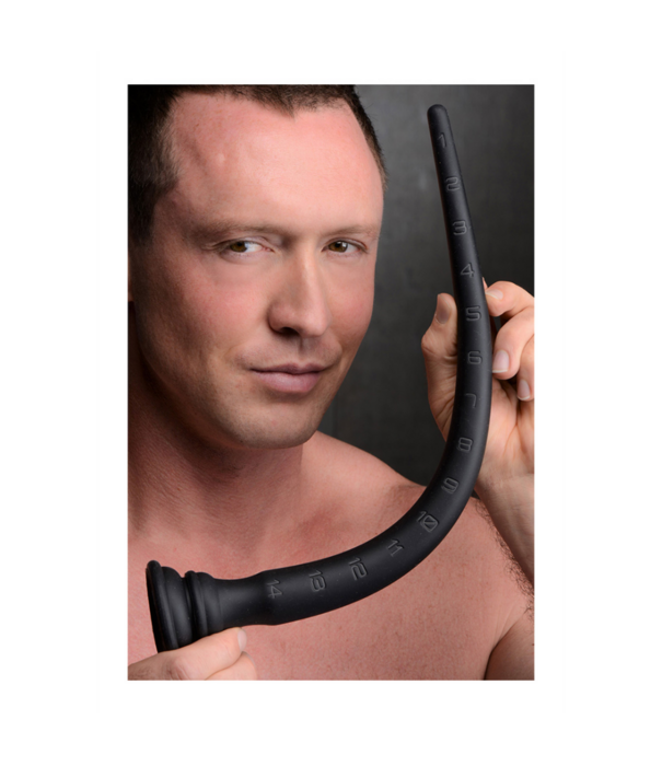 Tapered Siliconen Slang met Structuur - 15 / 38 cm