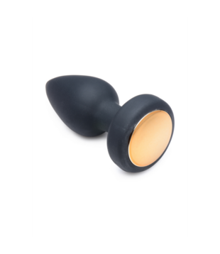 Siliconen Vibrerende LED Plug - Medium