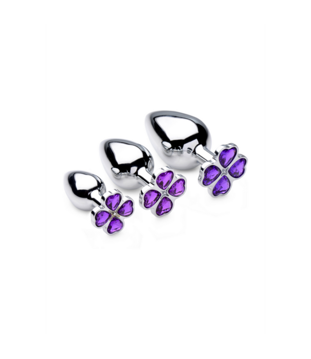 Violet Flower - Butt Plug Set - 3 Stuks