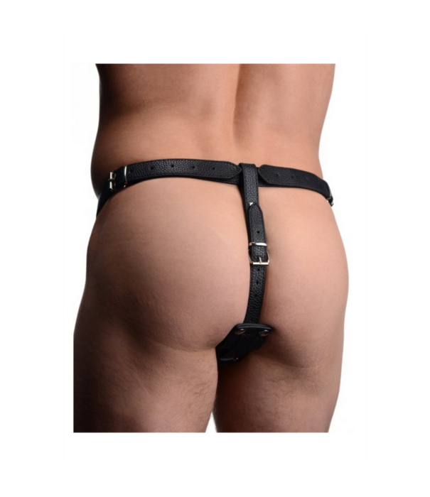 Herenharnas met siliconen butt plug