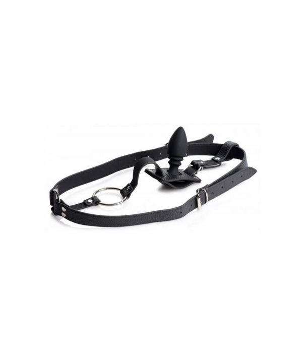 Herenharnas met siliconen butt plug