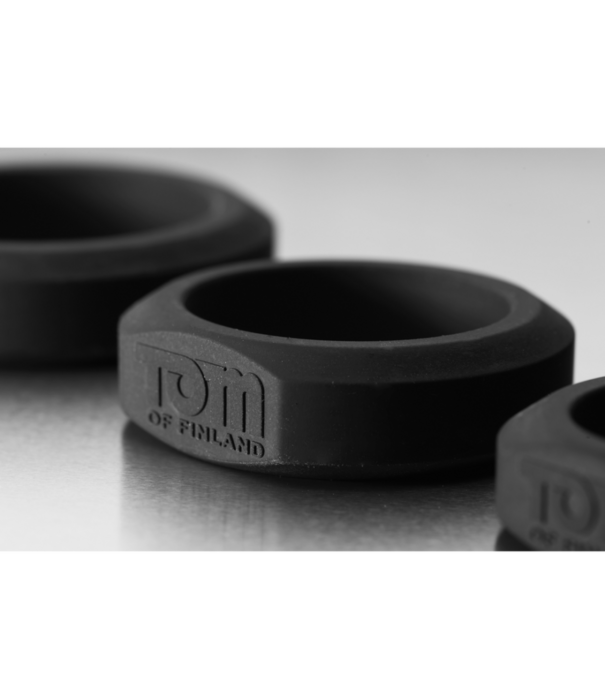 3-delige silicone cockring set