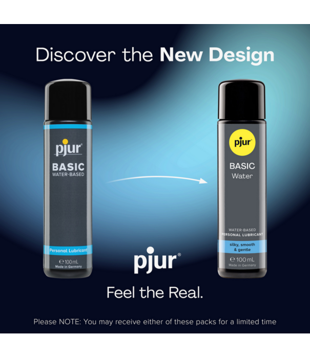 Pjur Basic Water - Waterbased Lubricant - 3.4 fl oz / 100 ml