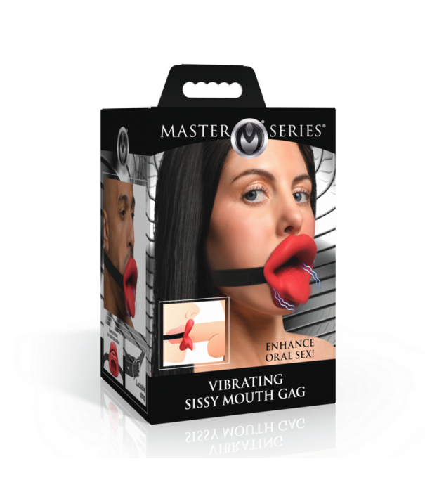 Sissy - Vibrerende Mondknevel - Rood