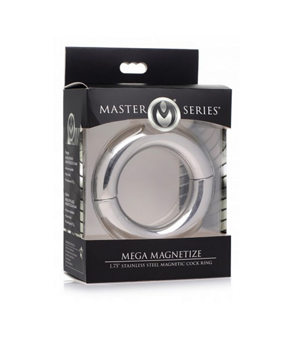 Mega Magnetize - RVS Magnetische Cockring - 2 / 4,4 cm