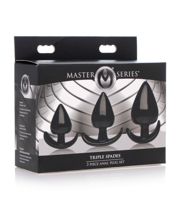 Triple Spades - 3 Delige Anale Plug Set