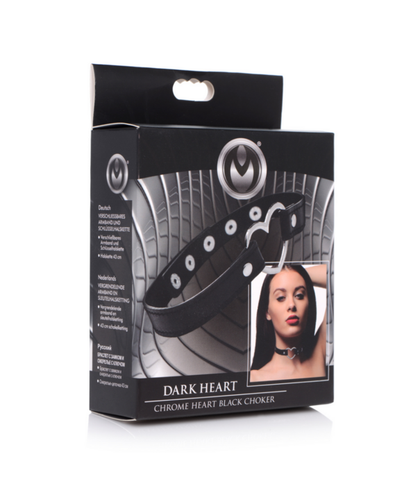 Donkere Hart - Chrome Heart Zwarte Choker