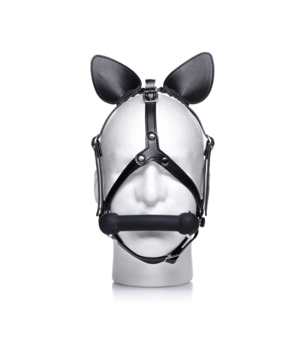 Dark Horse - Pony Hoofbril met Siliconen Bit