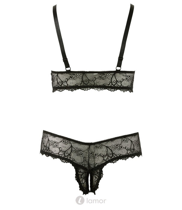 * COTTELLI  Soft-BH van Kant met Verstelbare Bandjes & Ouvert-String