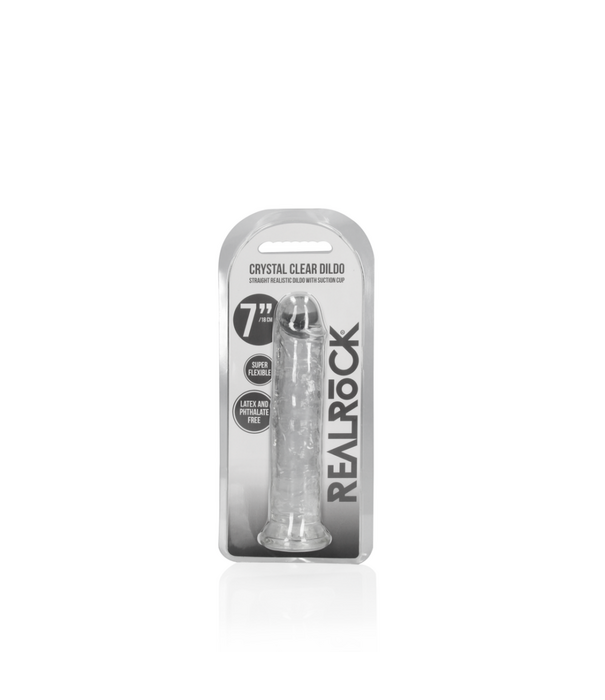 RealRock by Shots Rechte Realistische Dildo met Zuignap - 7'' / 18
