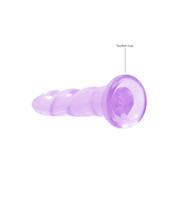 RealRock by Shots Niet-realistische Dildo met Zuignap - 7 / 17 cm
