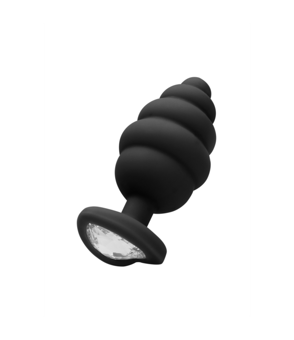 Ouch! by Shots Geribbelde Diamant Hart Plug - Regular