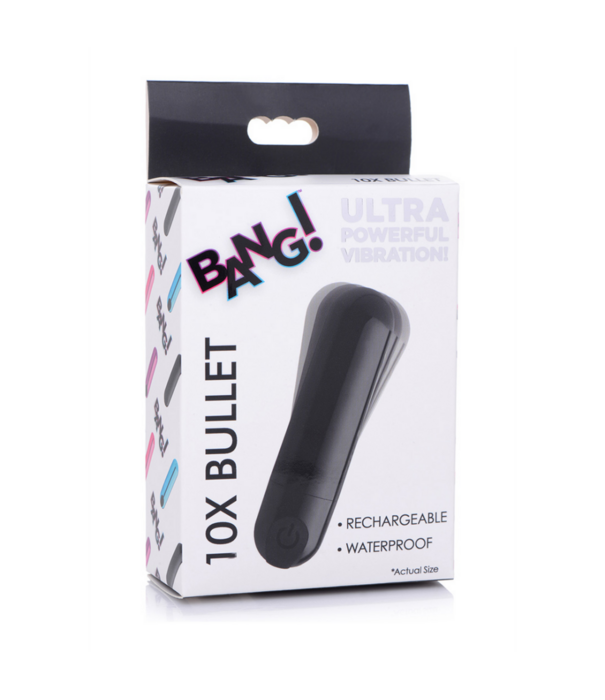 Vibrerende metalen bullet met 10 snelheden