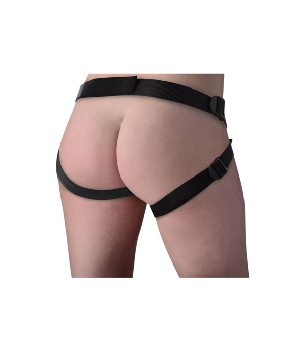 Seducer - Siliconen Dildo met Harness - 7 / 18 cm