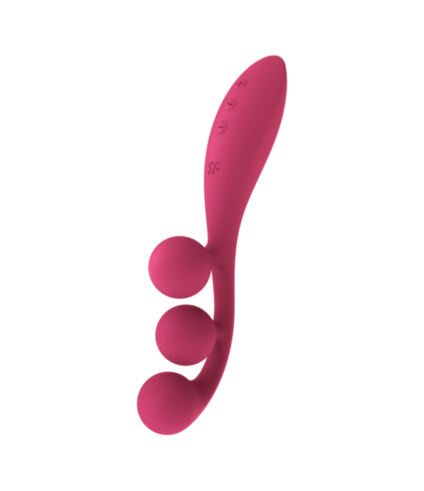 Satisfyer Tri Ball 1 - Multi Vibrator - Rood