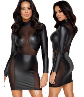 Mattlook mini-jurk met powernet, CC2718316