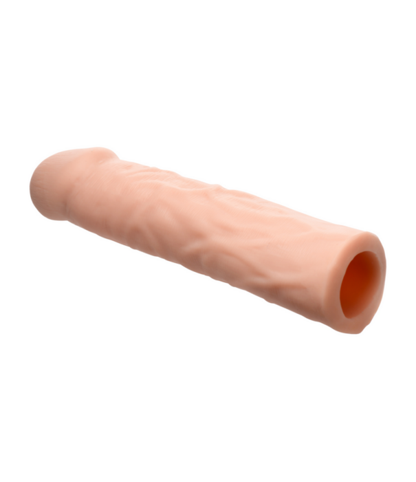 Curve Toys Verlengstukken - Vibrerende Realistische Penisverlenging met Afstandsbediening - Licht