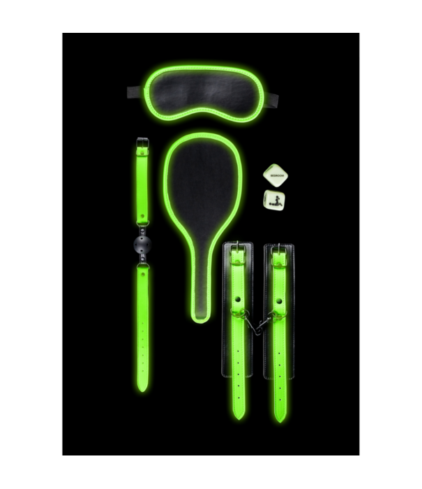 Ouch! by Shots Bondage Kit #1 - Glow in the Dark