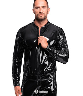 PVC herenjas met ritssluiting , H092