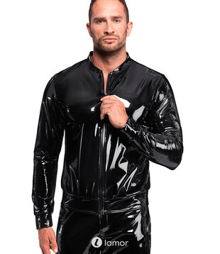 PVC herenjas met ritssluiting , H092