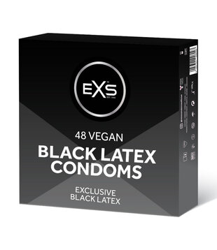 EXS Black Latex - Condooms - 48 Stuks