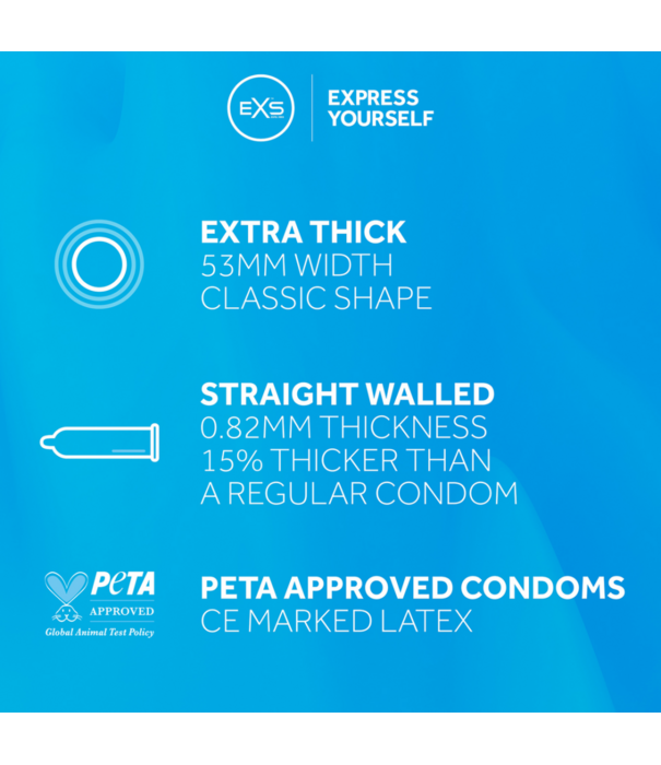 EXS EXS Extra Thick - Condooms - 144 Stuks