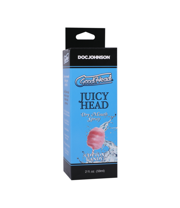 Doc Johnson Juicy Head - Dry Mouth Spray - Cotton Candy - 2 fl oz / 59 ml
