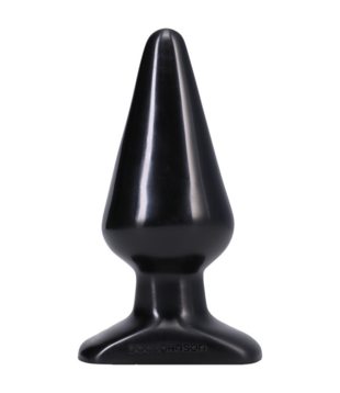 Klassieke Butt Plug - Groot - Zwart