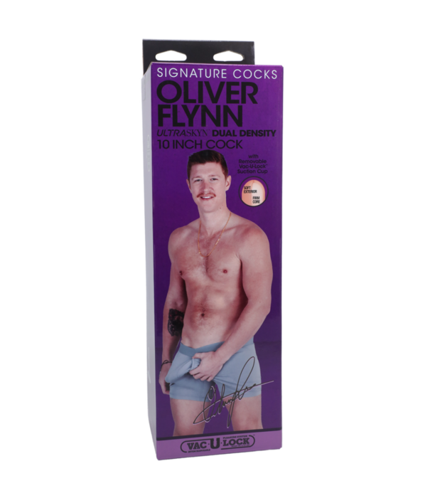 Doc Johnson Oliver Flynn - Realistic ULTRASKYN Dildo - 10 / 25 cm - Vanilla