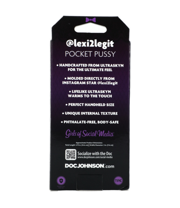 Doc Johnson GOSM - ULTRASKYN Pocket Pussy Masturbator