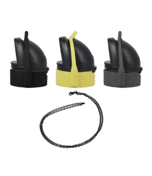 EZ Top - Set van 3 - Zwart/Geel/Grijs