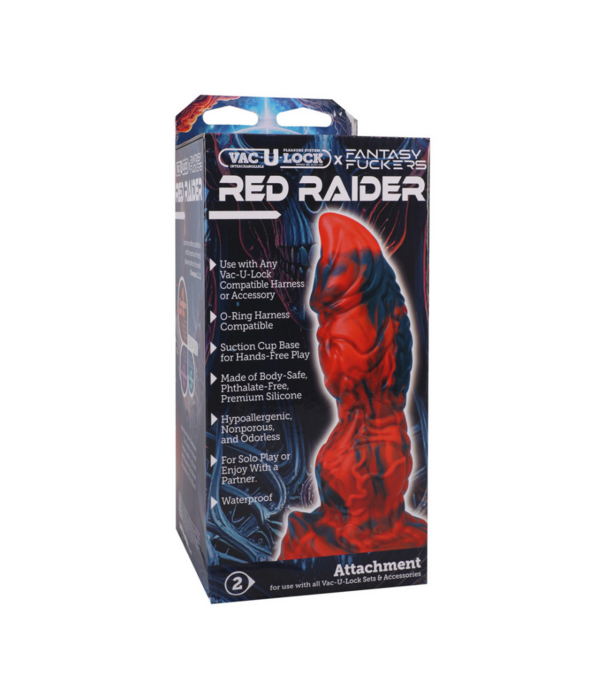 Doc Johnson Fantasy Fuckers - Rode Raider - Rood/Zwart